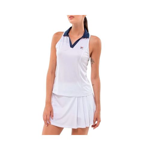 Musculosa Fila Polo Tennis Basic De Mujer