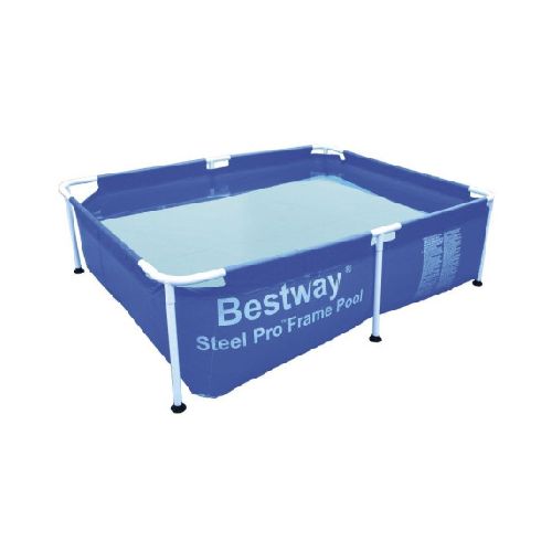 Pileta Estructural Rectangular de Lona de 1000 Litros STEEL PRO BESTWAY - Club Supervielle