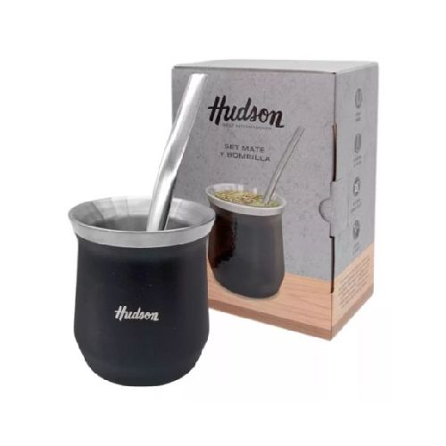 Mate Hudson Vaso Acero Doble Pared Bombilla - Club Supervielle