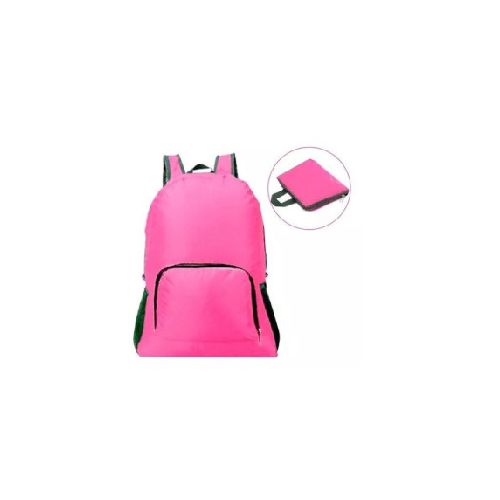 mochila plegable rosa - Club Supervielle