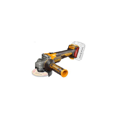 AMOLADORA ANGULAR 4 1/2 PULG 20V BRUSHLESS INGCO CAGLI21154 - Club Supervielle