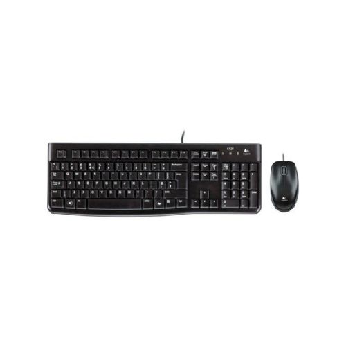 Kit Teclado Y Mouse Logitech Mk120 Español Negro - Club Supervielle