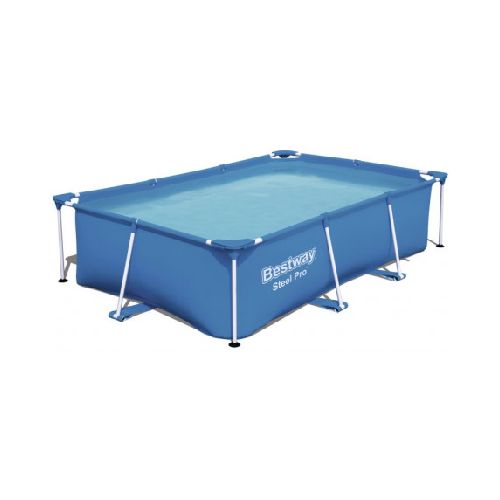 Pileta Estructural Rectangular de Lona de 2300 Litros STEEL PRO BESTWAY - Club Supervielle