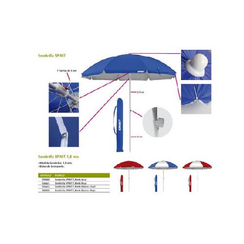  SOMBRILLA SPINIT 1.8 MT AZUL - Club Supervielle