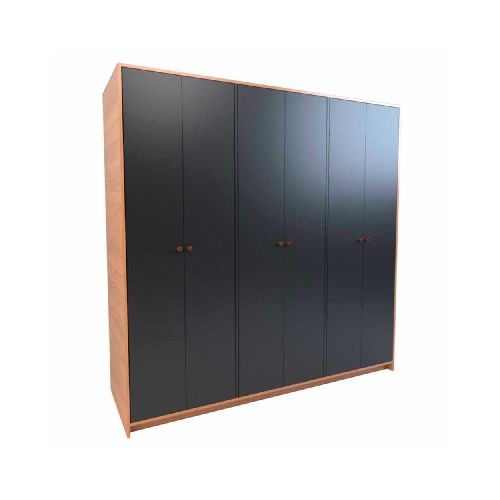 Placard 6 Puertas 6007 Olmo F. Negro 180 Cm - Casa Silvia | Casa de electrodomésticos, Hogar y Decoración