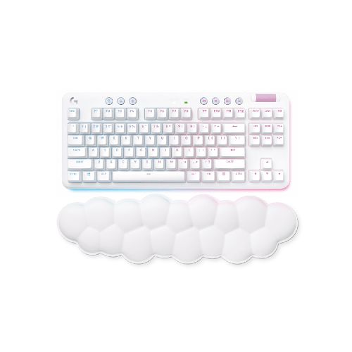 Teclado Logitech G715 Aurora White Mech  RGB Wifi 920-010453 | Rivera Hogar