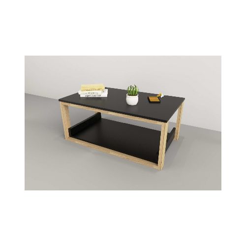 Mesa De Centro 0,90m Olmo F.|negro M. Tables | Rivera Hogar