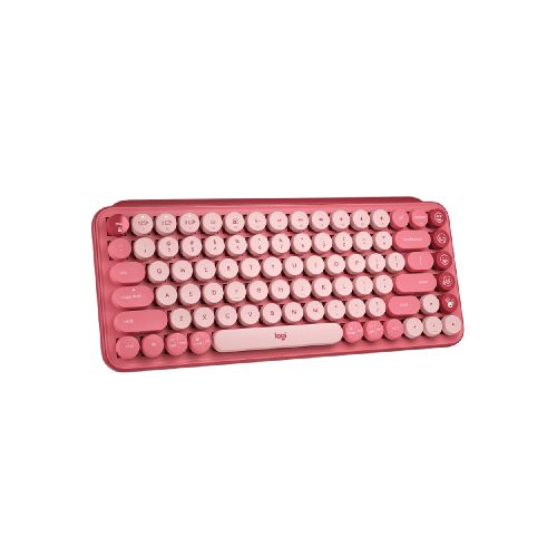 Teclado Logitech Pop Keys Mecanico Coral Rose 920-010715 | Rivera Hogar