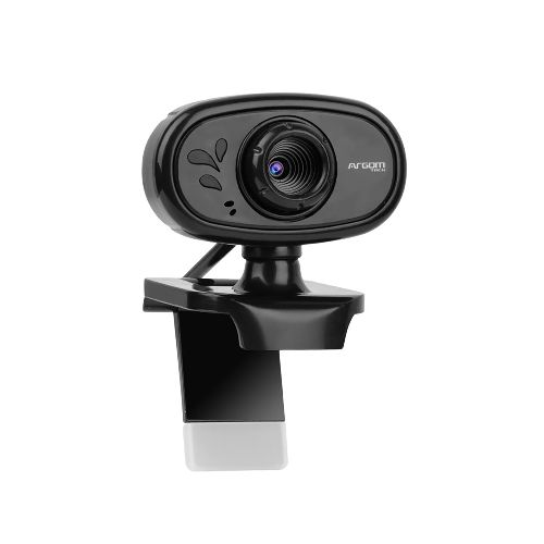 Webcam Cam20 Argomtech HD 720p Microfono 360 Grados Negro A00530 | Rivera Hogar