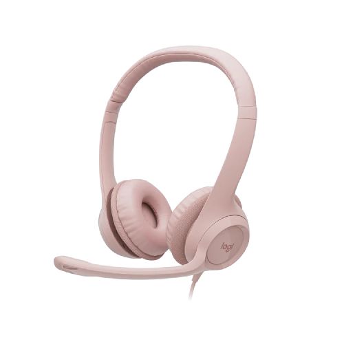 Auricular c|Microfono Logitech H390 Rose 981-001280 | Rivera Hogar