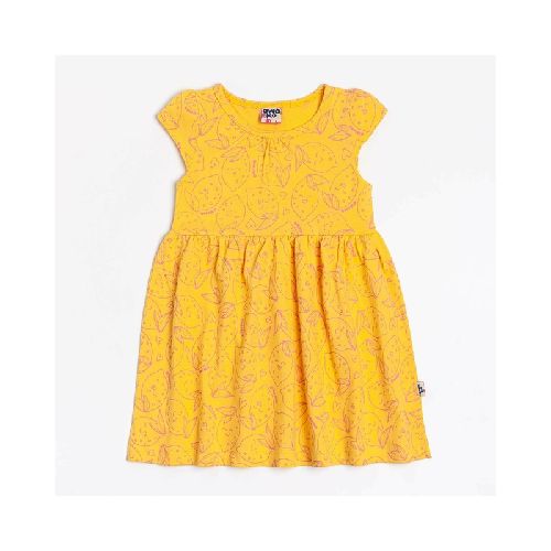 Vestido Limón Amarillo 2 a 8 años  