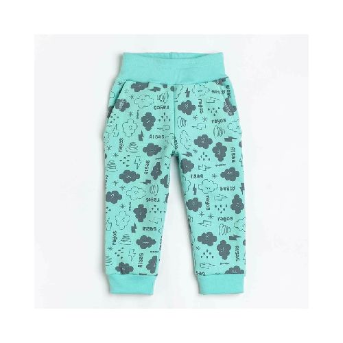 Pantalón Gotitas Aqua 0 a 24 Meses  