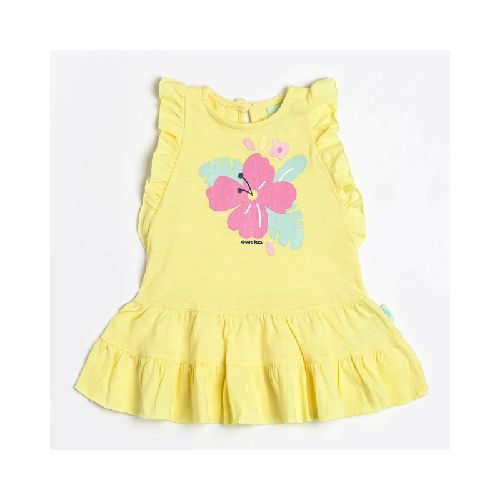 Vestido Flor Amarillo 0 a 24 meses  