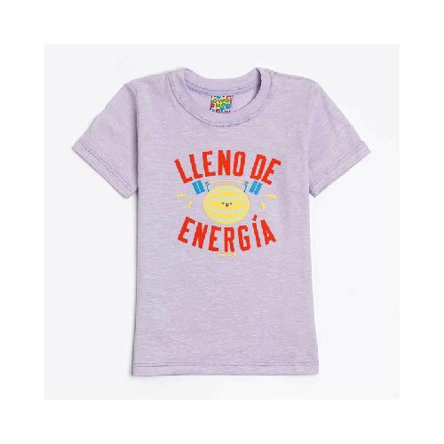 Remera Energía Lila 2 a 8 años  