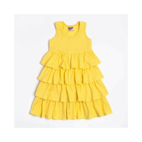 Vestido Volados Amarillo 0 a 24 meses  