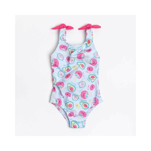 Traje de baño Frutal Celeste 2 a 8 años  