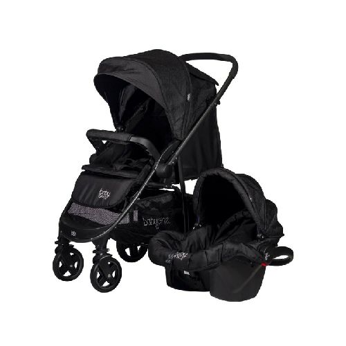 BABY ONE COCHE CUNA CON HUEVITO ROMA -NEGRO