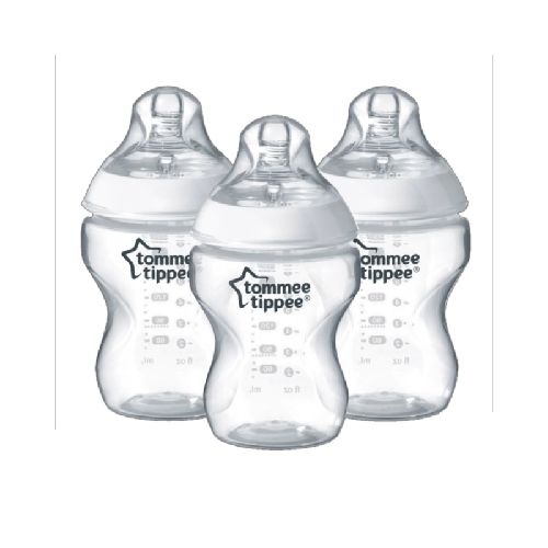 TOMMEE TIPPEE SET 3 MAMADERAS 260 ML. 0m+