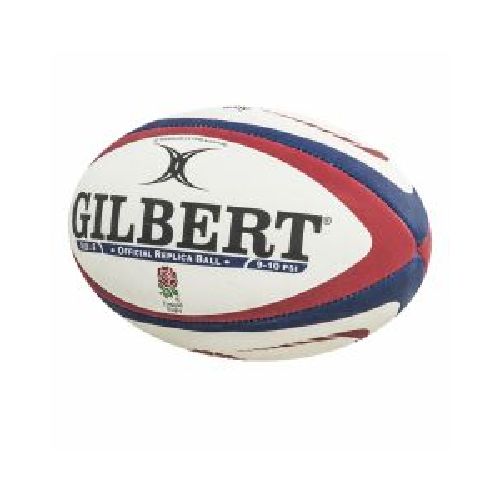 Pelota De Rugby Gilbert England Numero 5 Blanca