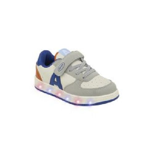 Zapatillas Con Luces Addnice Boston Bebe Gris