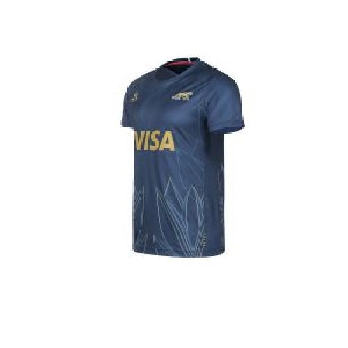 Camiseta De Los Pumas Le Coq Sportif Seven Alternativa Azul