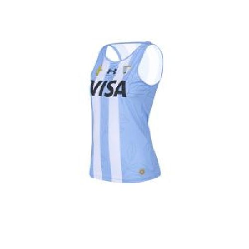 Camiseta De Las Leonas Under Armour Authentic Oficial Mujer Celeste