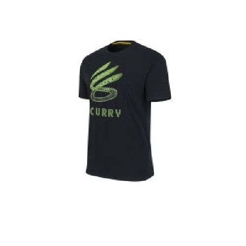 Remera Under Armour Curry Logo Trend Negra