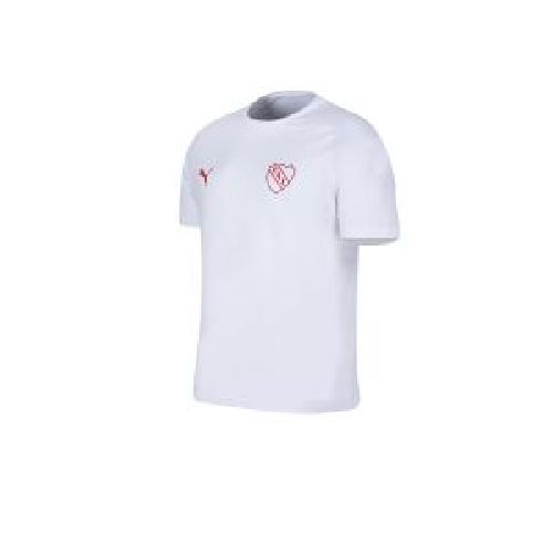 Remera De Independiente Puma Evostripe Blanca