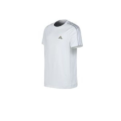 Remera Adidas Essential 3 Tiras Crudo