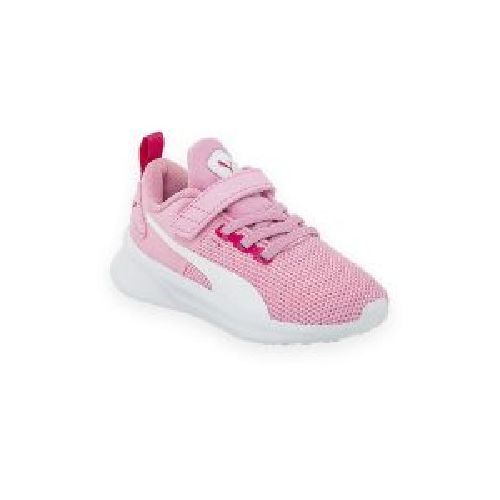 Zapatillas Puma Flyer Runner Velcro Bebe Rosa