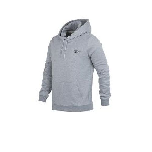 Buzo Con Capucha Reebok Left Chest Logo Gris