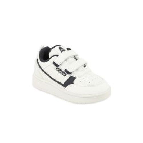 Zapatillas Addnice Skate Velcro Niño Niña Blanca