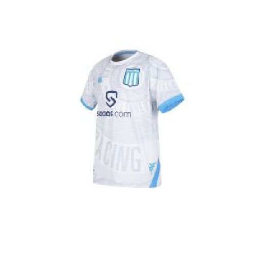 Remera De Racing Kappa Pre Match Niño Niña Gris