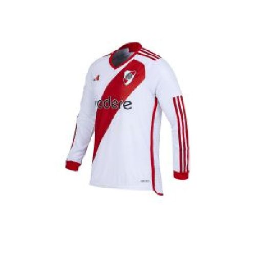 Camiseta De River Manga Larga Adidas Oficial Authentic Blanca