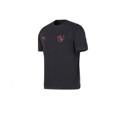 Remera De Independiente Puma Evostripe Negra