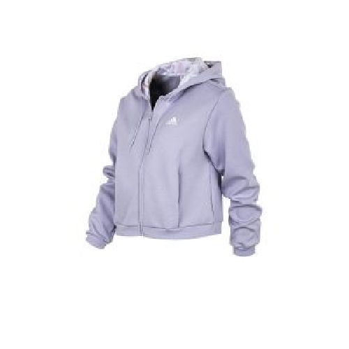 Campera Con Capucha Adidas Mujer Lila