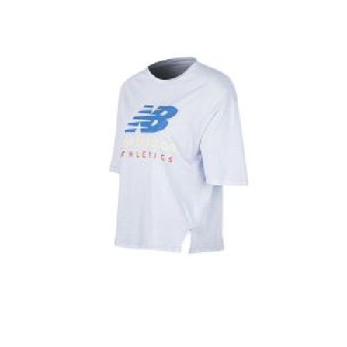 Remera New Balance Athletics Mujer Lila