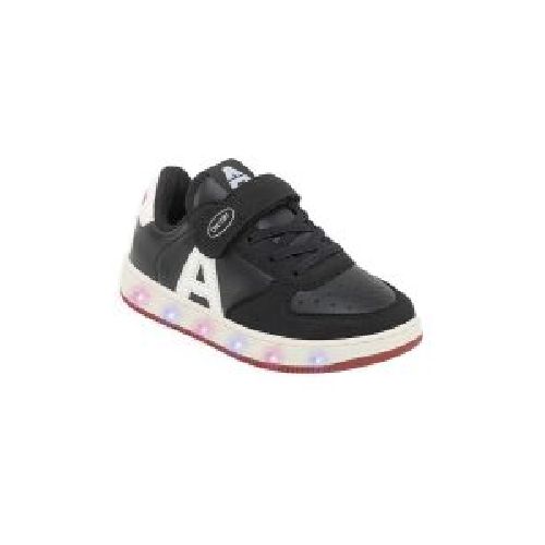 Zapatillas Con Luces Addnice Boston Niña Negra