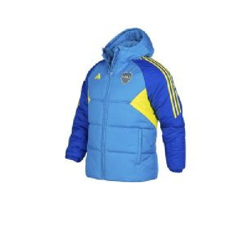 Campera De Abrigo De Boca Adidas Celeste