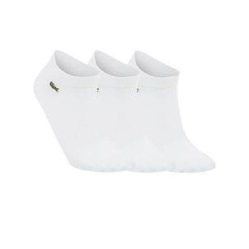 Medias Soquetes Pack X3 Lacoste Sport Blanca