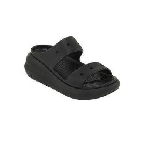 Sandalias Crocs Classic Crush Mujer Negra