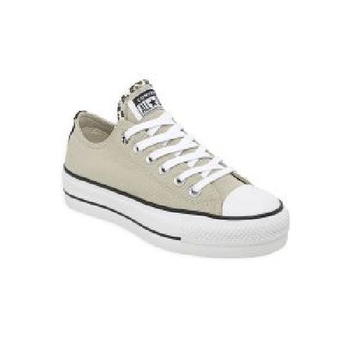 Zapatillas Converse Chuck Taylor All Star Lift Ox Mujer Beige