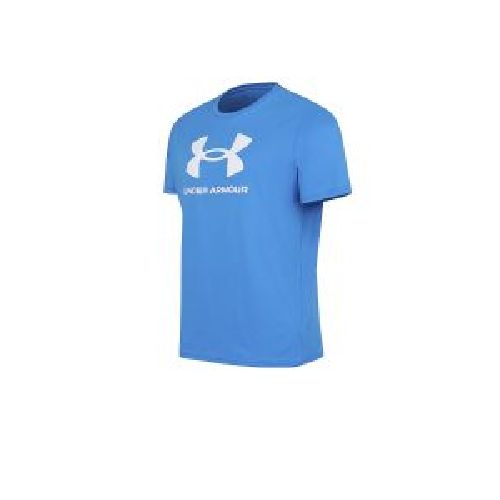 Remera Under Armour Sportstyle Logo Celeste