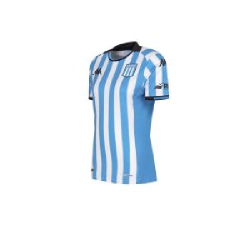 Camiseta De Racing Kappa Oficial Mujer Celeste