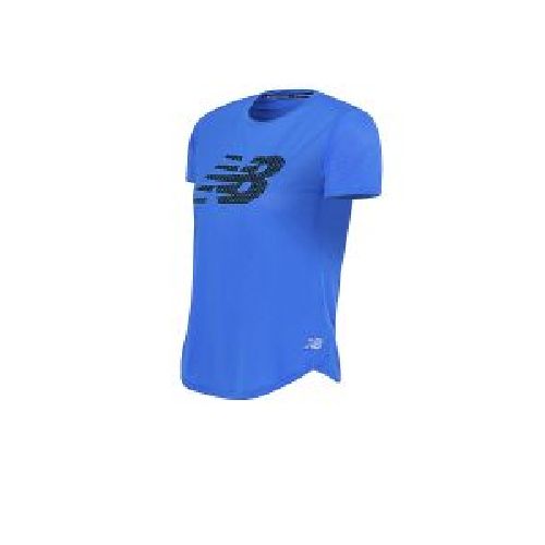 Remera New Balance Running Accel Mujer Azul