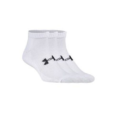 Medias Soquetes Pack X3 Under Armour Core Cotton Blanca