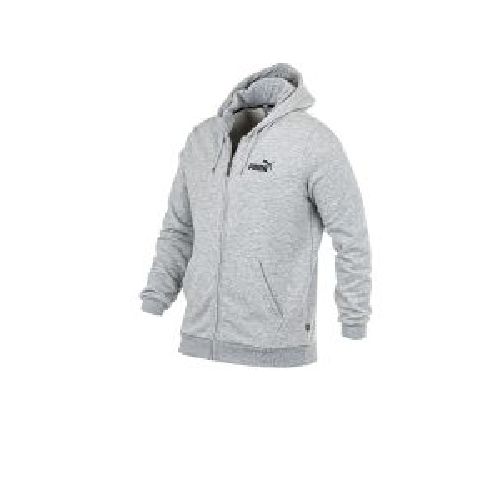 Campera Con Capucha Puma Essentials Small Logo Gris