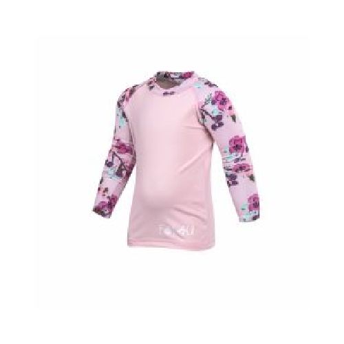 Remera UV50 Manga Larga Folau Bebe Rosa