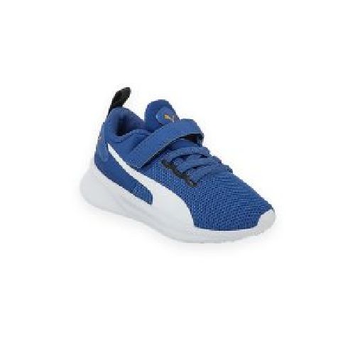 Zapatillas Puma Flyer Runner Velcro Bebe Azul