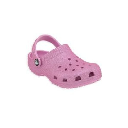 Zuecos Crocs Classic Glitter Clog Niña Rosa